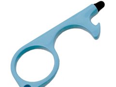 Breloc igienic multifunctional iUni BR1, non-contact, Blue